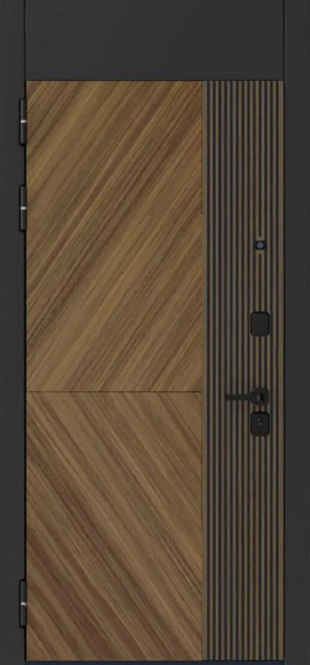Входная дверь СЕНАТОР Ларче орех / Grey oak Vinorit - фото 2